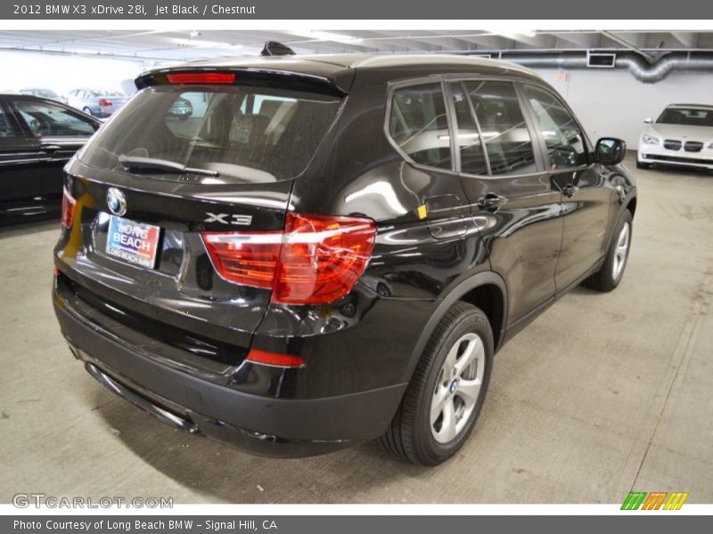 Jet Black / Chestnut 2012 BMW X3 xDrive 28i