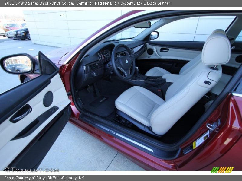 Vermillion Red Metallic / Oyster/Black Dakota Leather 2011 BMW 3 Series 328i xDrive Coupe