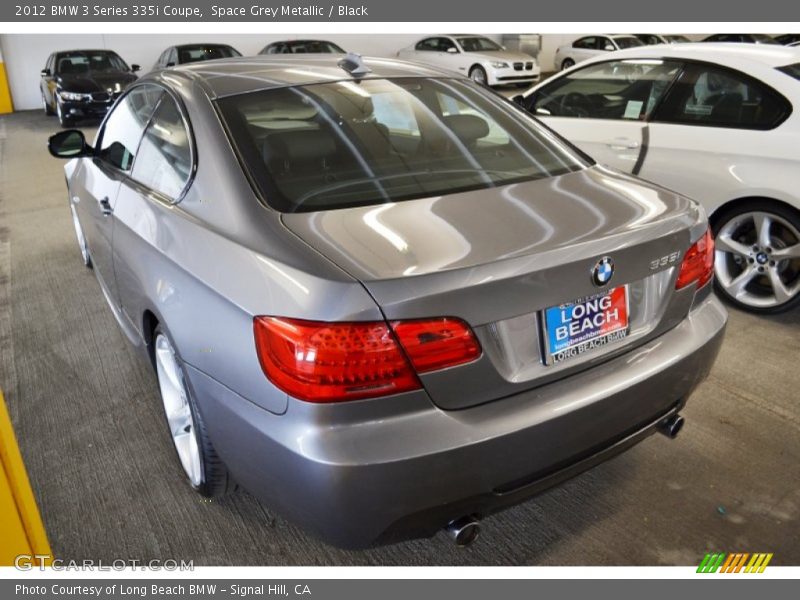 Space Grey Metallic / Black 2012 BMW 3 Series 335i Coupe