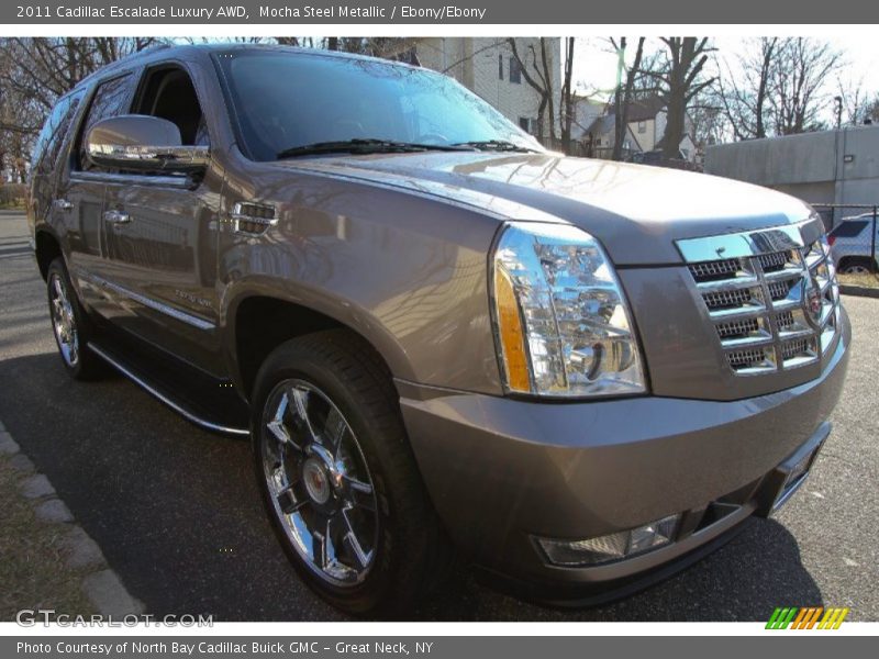Mocha Steel Metallic / Ebony/Ebony 2011 Cadillac Escalade Luxury AWD
