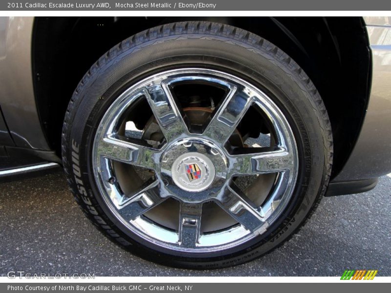 Mocha Steel Metallic / Ebony/Ebony 2011 Cadillac Escalade Luxury AWD