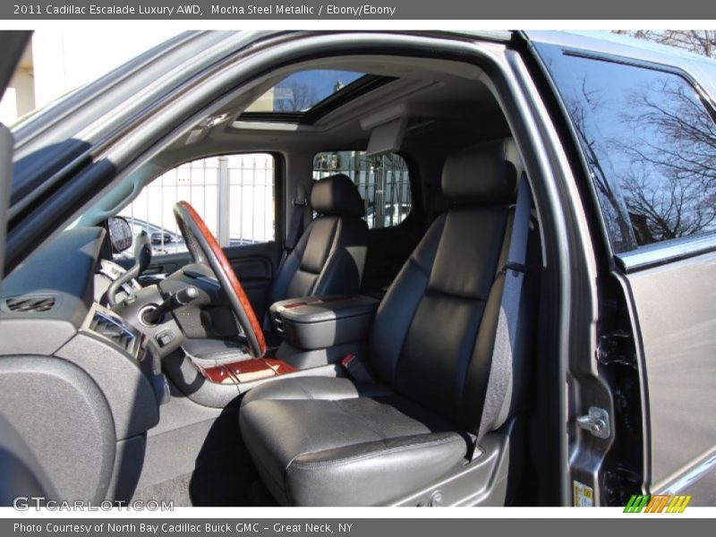 Mocha Steel Metallic / Ebony/Ebony 2011 Cadillac Escalade Luxury AWD