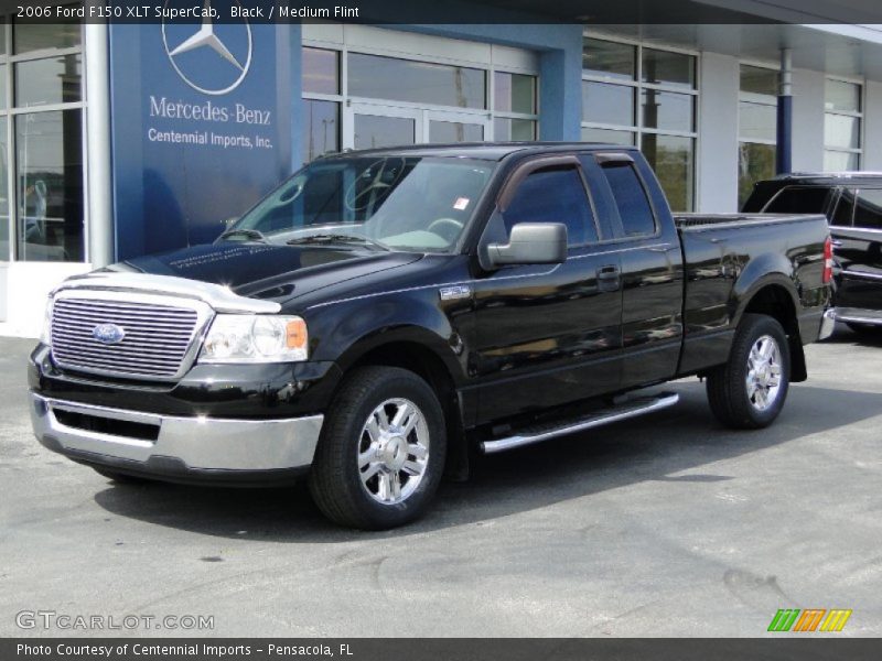 Black / Medium Flint 2006 Ford F150 XLT SuperCab