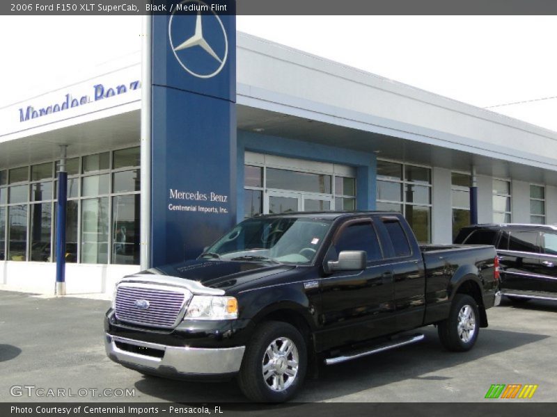 Black / Medium Flint 2006 Ford F150 XLT SuperCab