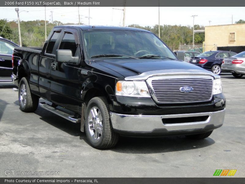 Black / Medium Flint 2006 Ford F150 XLT SuperCab