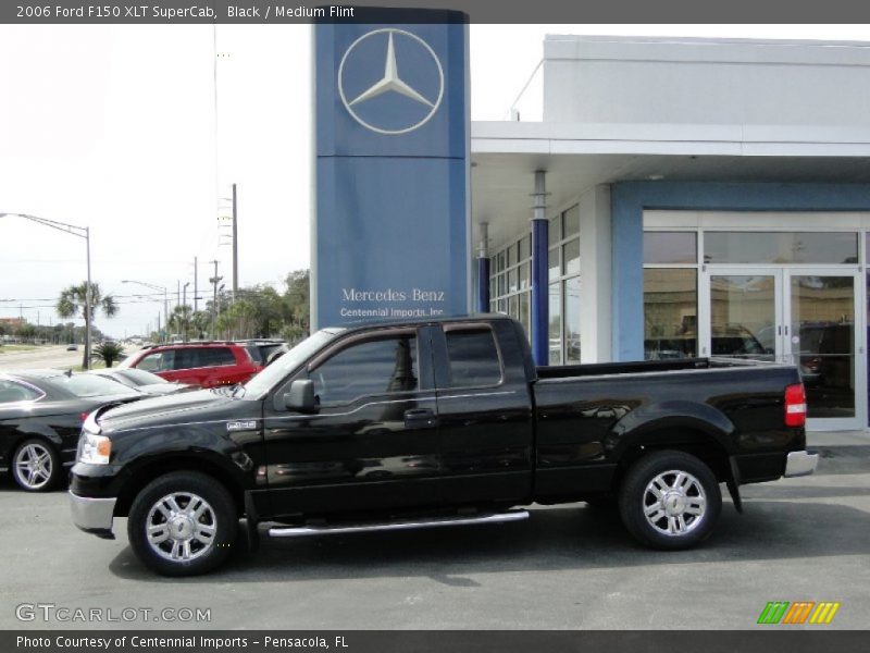 Black / Medium Flint 2006 Ford F150 XLT SuperCab