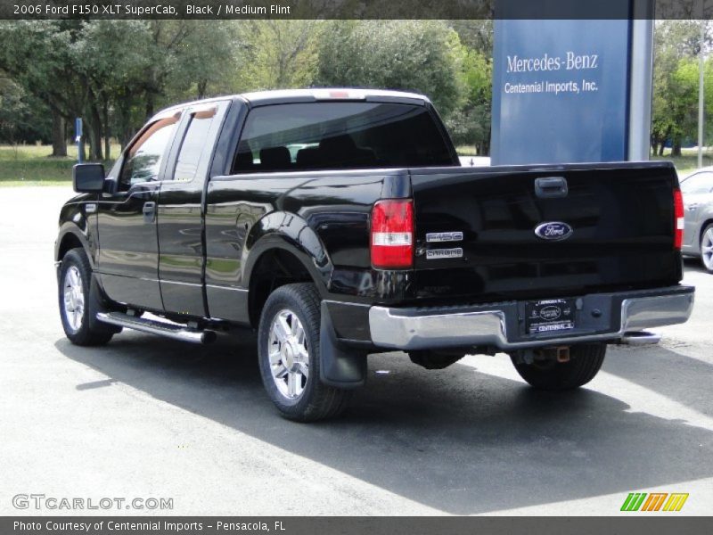 Black / Medium Flint 2006 Ford F150 XLT SuperCab