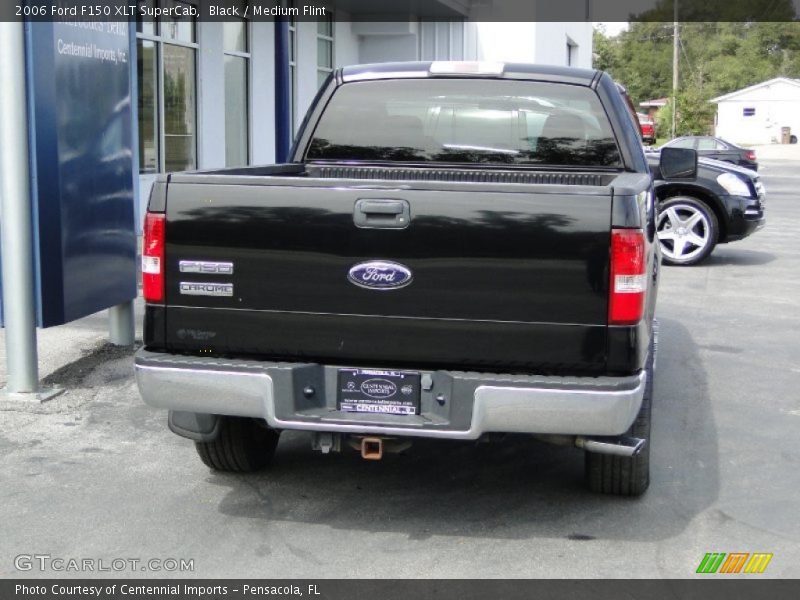 Black / Medium Flint 2006 Ford F150 XLT SuperCab
