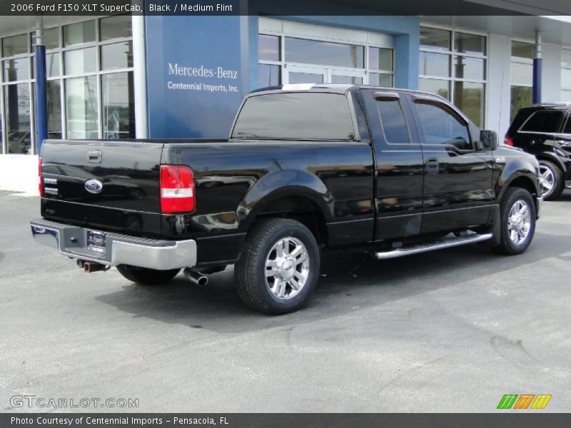 Black / Medium Flint 2006 Ford F150 XLT SuperCab