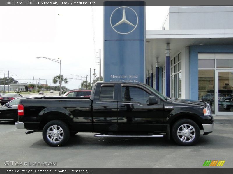 Black / Medium Flint 2006 Ford F150 XLT SuperCab