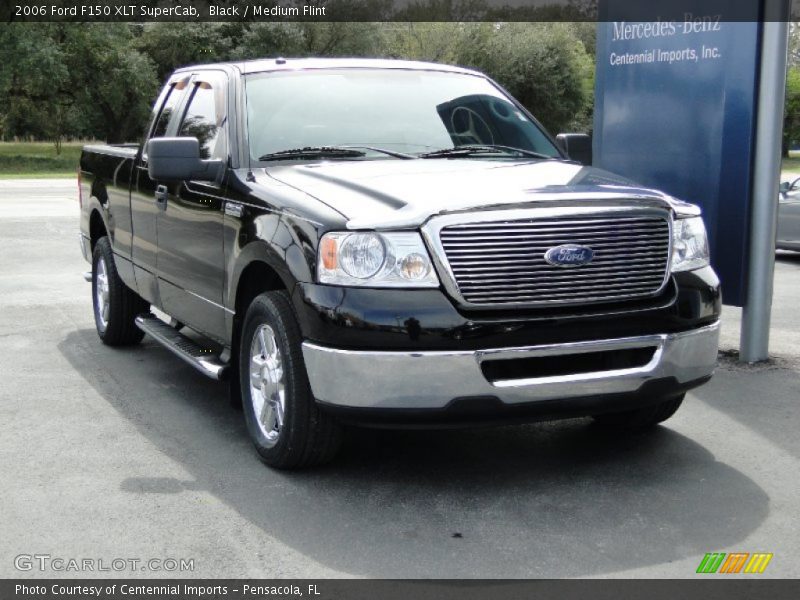 Black / Medium Flint 2006 Ford F150 XLT SuperCab