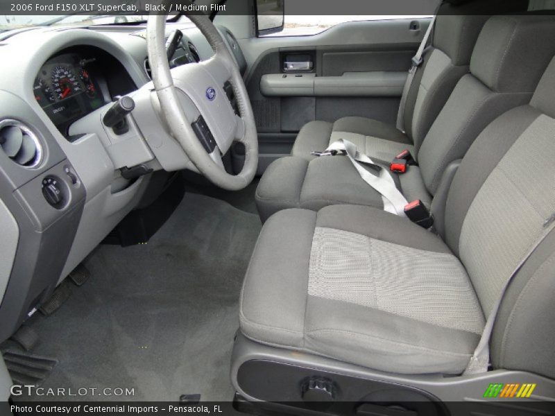 Black / Medium Flint 2006 Ford F150 XLT SuperCab