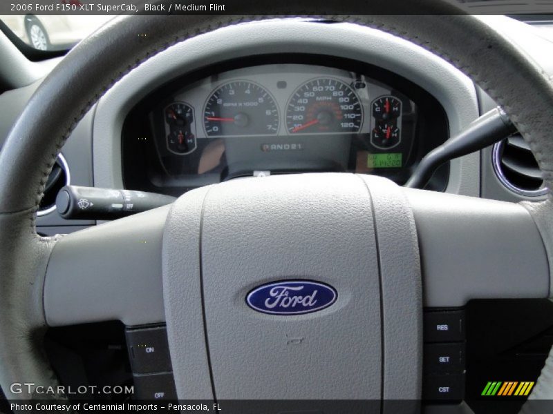 Black / Medium Flint 2006 Ford F150 XLT SuperCab