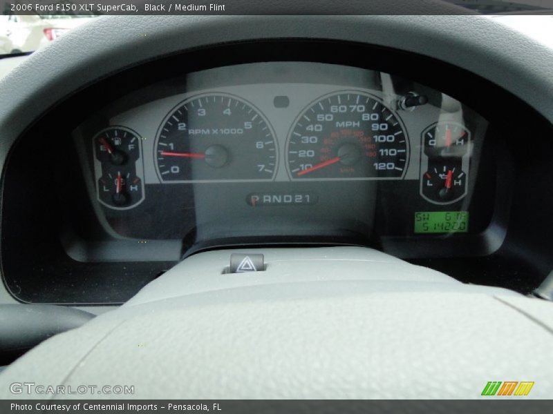 Black / Medium Flint 2006 Ford F150 XLT SuperCab