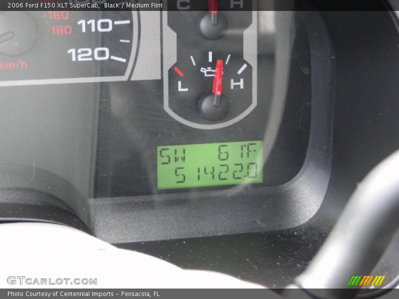 Black / Medium Flint 2006 Ford F150 XLT SuperCab
