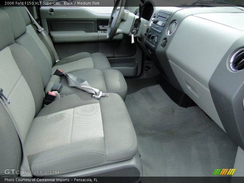 Black / Medium Flint 2006 Ford F150 XLT SuperCab