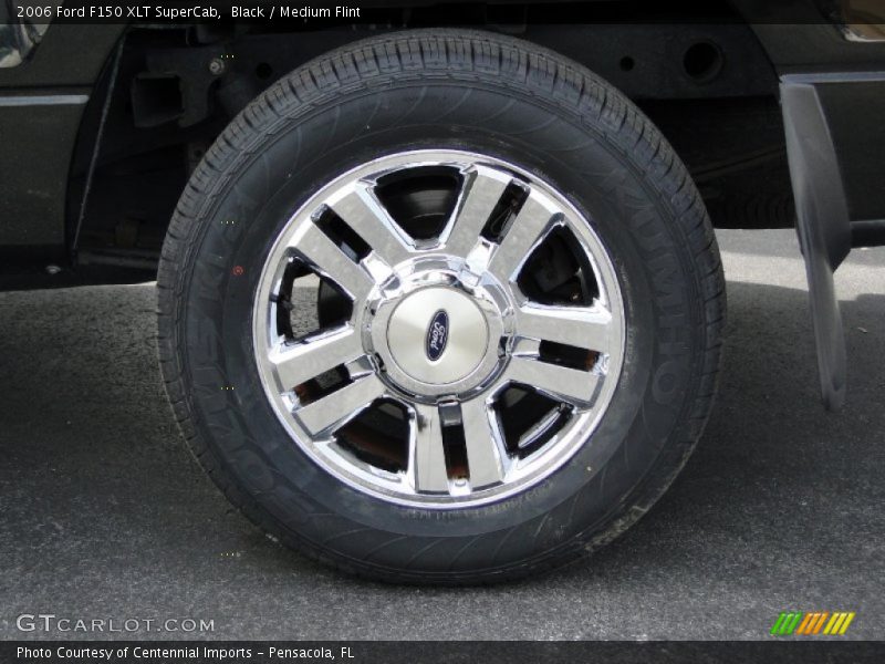 Black / Medium Flint 2006 Ford F150 XLT SuperCab