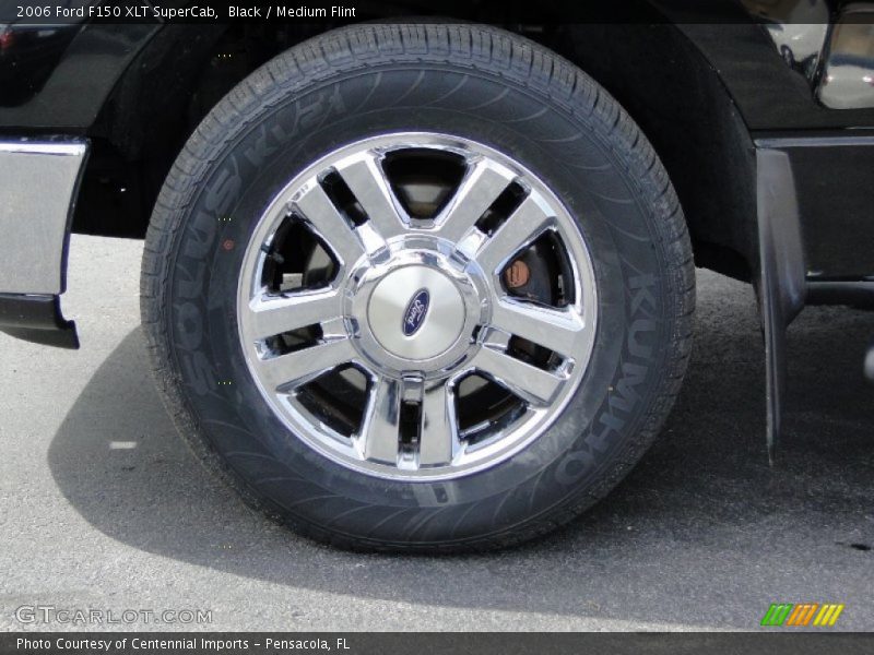 Black / Medium Flint 2006 Ford F150 XLT SuperCab