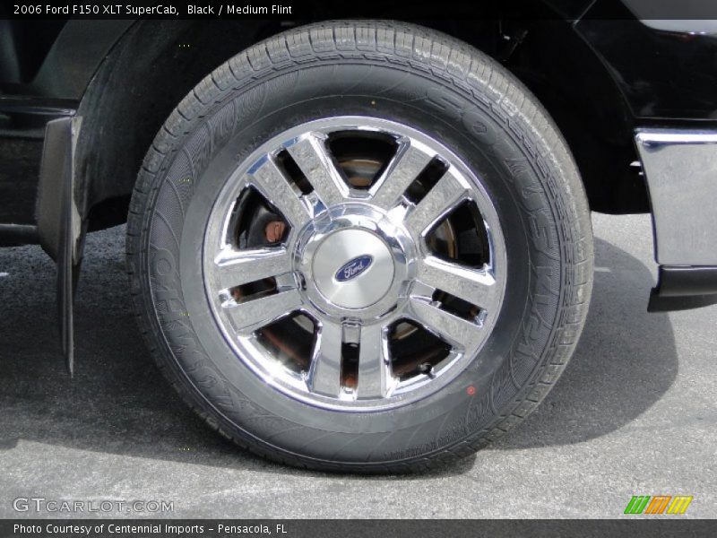 Black / Medium Flint 2006 Ford F150 XLT SuperCab