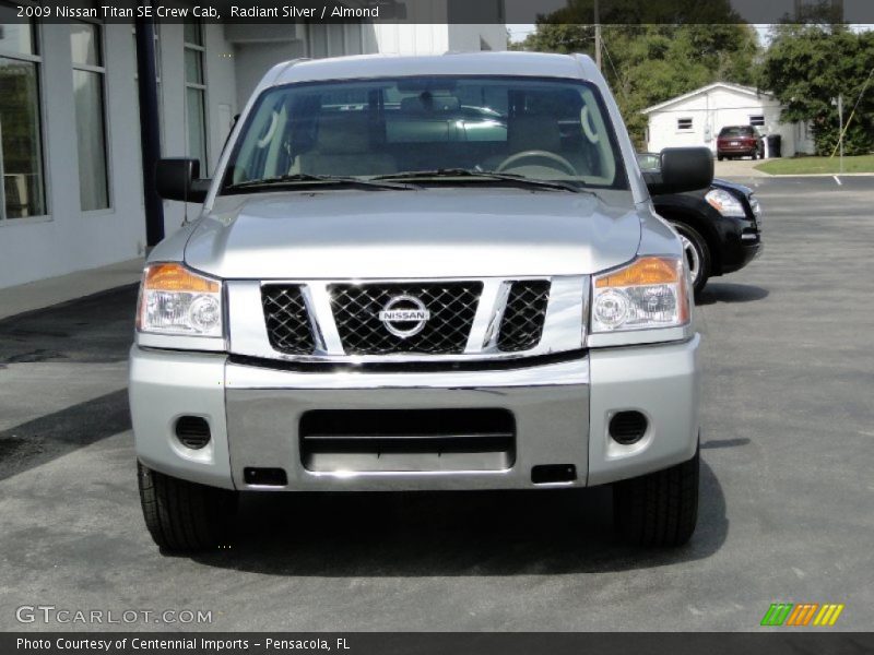 Radiant Silver / Almond 2009 Nissan Titan SE Crew Cab