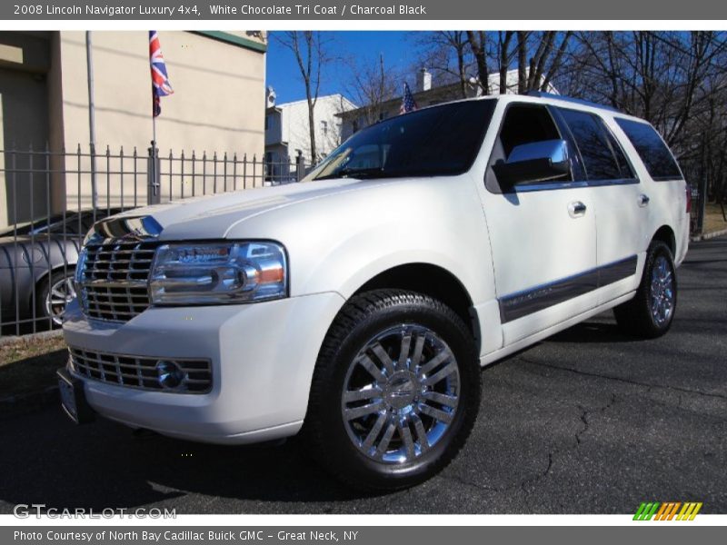 White Chocolate Tri Coat / Charcoal Black 2008 Lincoln Navigator Luxury 4x4