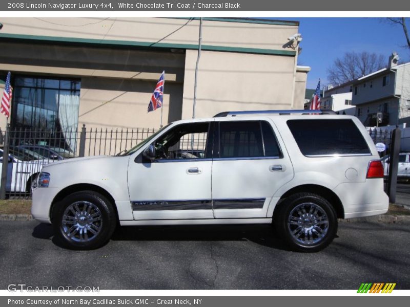 White Chocolate Tri Coat / Charcoal Black 2008 Lincoln Navigator Luxury 4x4
