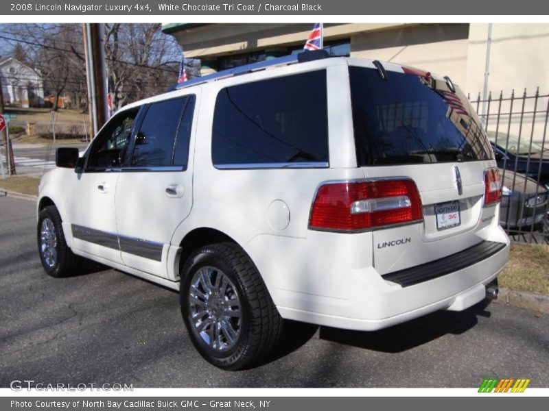 White Chocolate Tri Coat / Charcoal Black 2008 Lincoln Navigator Luxury 4x4