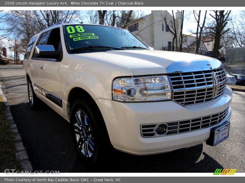 White Chocolate Tri Coat / Charcoal Black 2008 Lincoln Navigator Luxury 4x4