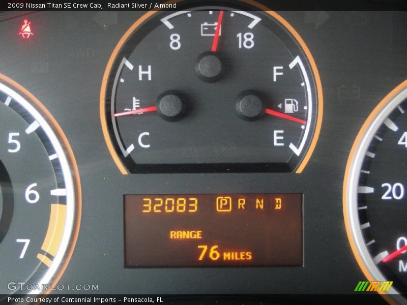 Radiant Silver / Almond 2009 Nissan Titan SE Crew Cab