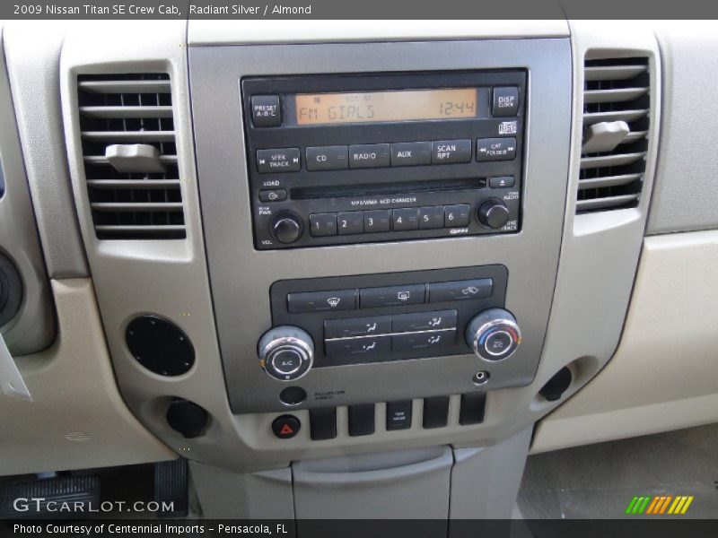 Radiant Silver / Almond 2009 Nissan Titan SE Crew Cab
