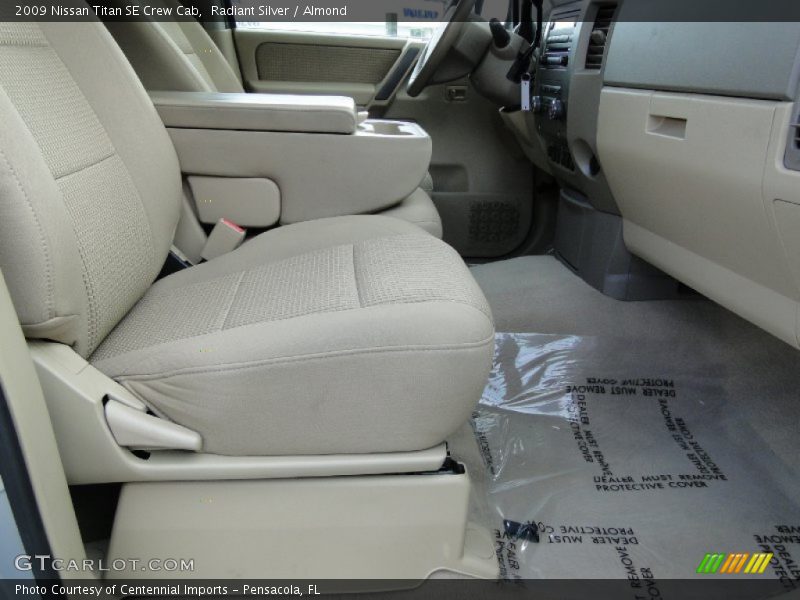 Radiant Silver / Almond 2009 Nissan Titan SE Crew Cab