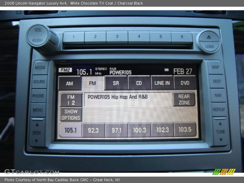 White Chocolate Tri Coat / Charcoal Black 2008 Lincoln Navigator Luxury 4x4