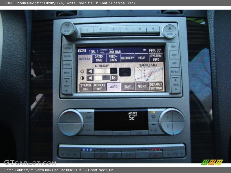 White Chocolate Tri Coat / Charcoal Black 2008 Lincoln Navigator Luxury 4x4