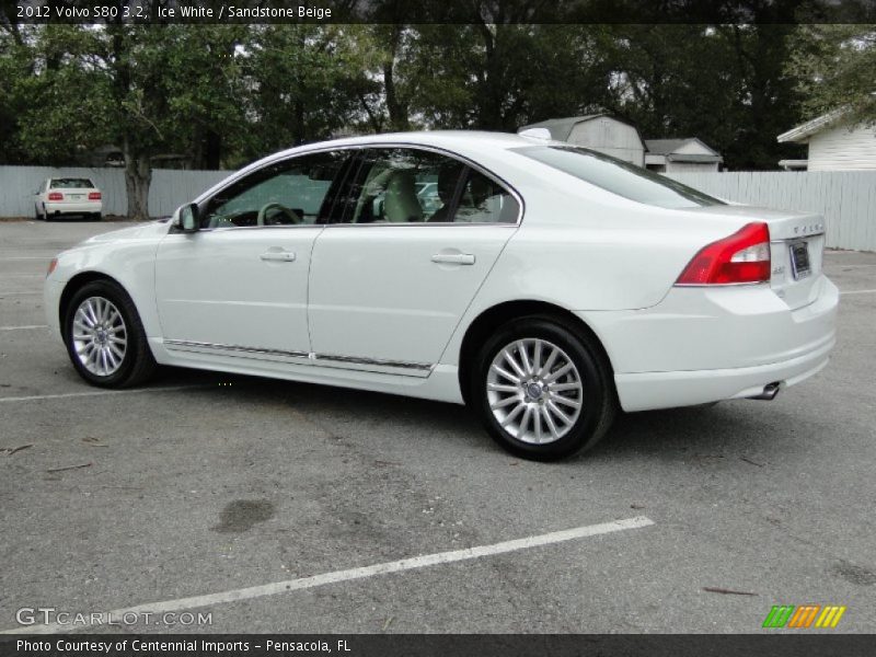Ice White / Sandstone Beige 2012 Volvo S80 3.2