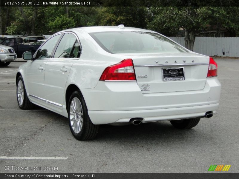 Ice White / Sandstone Beige 2012 Volvo S80 3.2