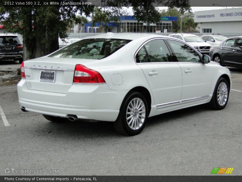 Ice White / Sandstone Beige 2012 Volvo S80 3.2