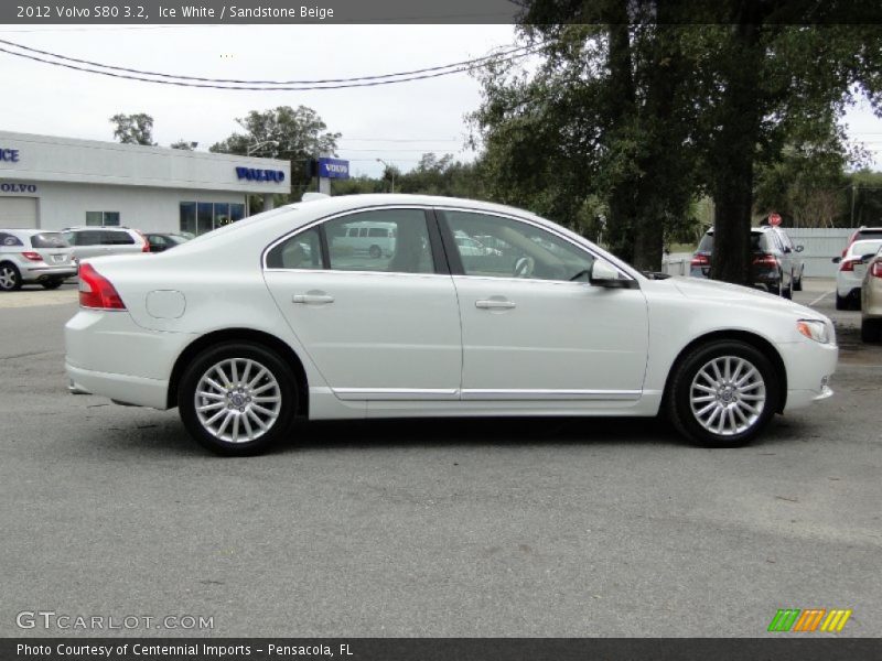 Ice White / Sandstone Beige 2012 Volvo S80 3.2