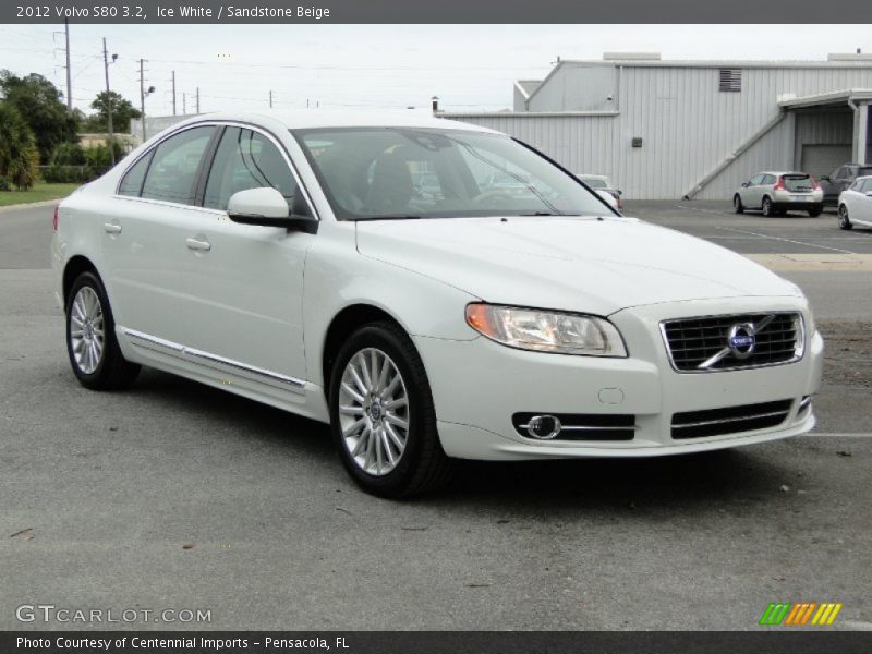 Ice White / Sandstone Beige 2012 Volvo S80 3.2