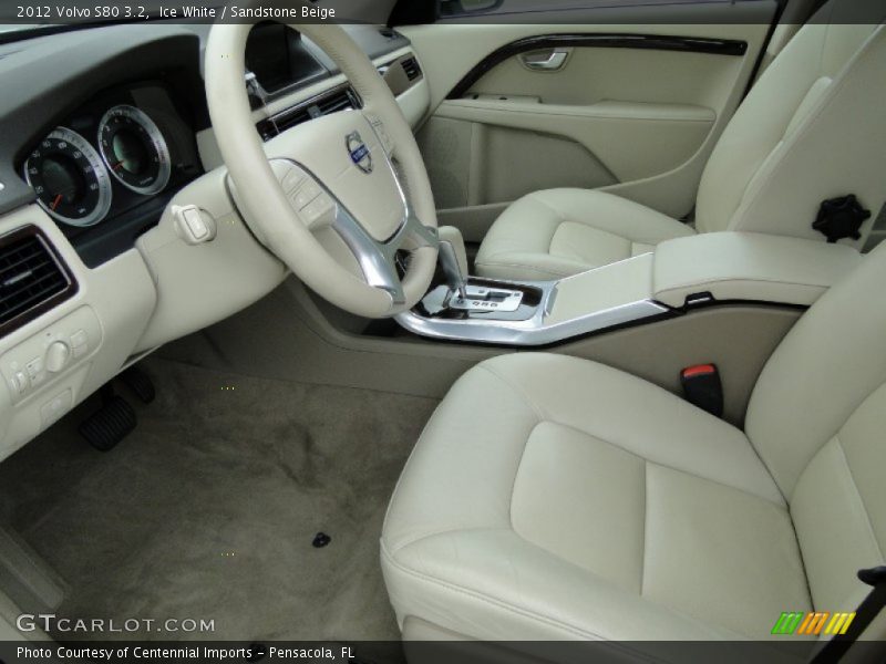 Ice White / Sandstone Beige 2012 Volvo S80 3.2