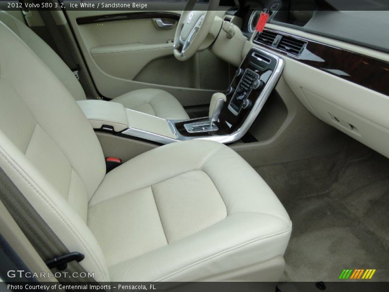 Ice White / Sandstone Beige 2012 Volvo S80 3.2