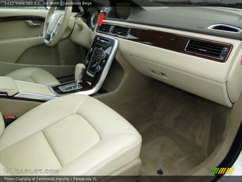 Ice White / Sandstone Beige 2012 Volvo S80 3.2