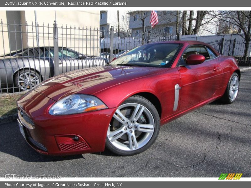 Radiance Red Metallic / Caramel 2008 Jaguar XK XKR Convertible