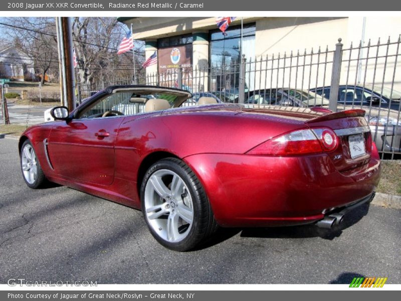 Radiance Red Metallic / Caramel 2008 Jaguar XK XKR Convertible