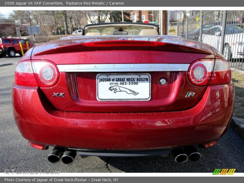 Radiance Red Metallic / Caramel 2008 Jaguar XK XKR Convertible