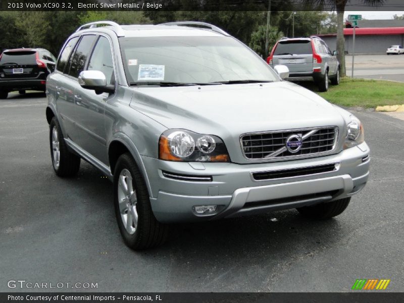 Electric Silver Metallic / Beige 2013 Volvo XC90 3.2