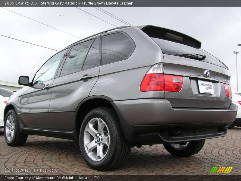 Sterling Grey Metallic / Truffle Brown Dakota Leather 2006 BMW X5 3.0i