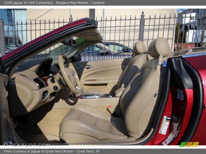 Radiance Red Metallic / Caramel 2008 Jaguar XK XKR Convertible