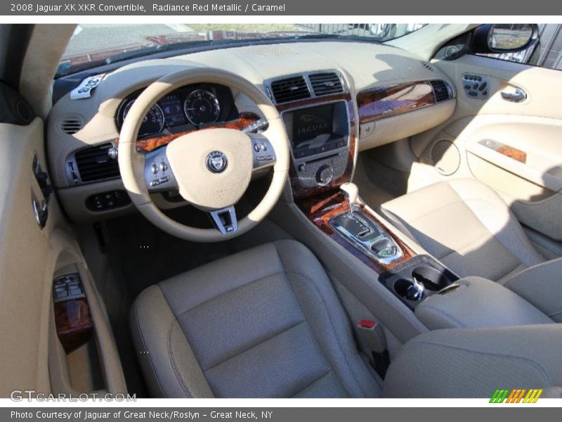 Radiance Red Metallic / Caramel 2008 Jaguar XK XKR Convertible