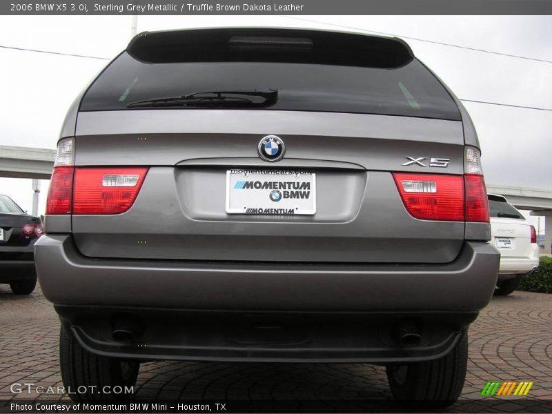Sterling Grey Metallic / Truffle Brown Dakota Leather 2006 BMW X5 3.0i