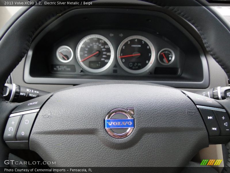 Electric Silver Metallic / Beige 2013 Volvo XC90 3.2